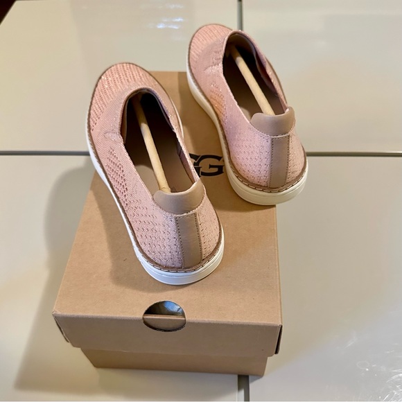 UGG Sammy Metallic Slip-On Sneakers in Topical Peach - Picture 4 of 13